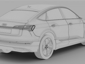 2021 audi e-tron sportback 3D Model