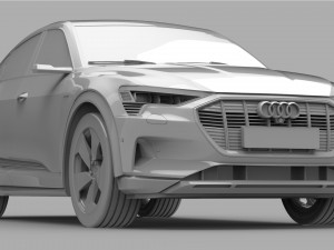 2021 audi e-tron sportback 3D Model