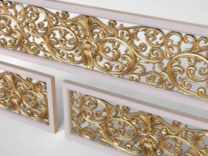 Balcony railings 3D Model