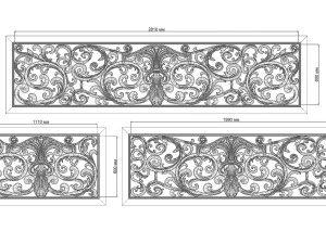 Balcony railings 3D Model