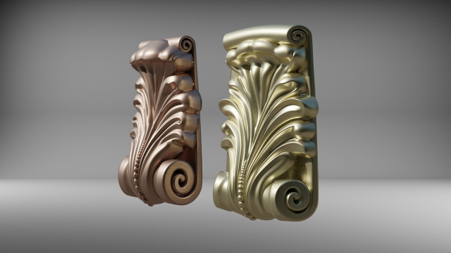 corbel 1-2 Model 3D .c4d .max .obj .3ds .fbx .stl .blend 
