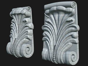 corbel 1-2 Model 3D