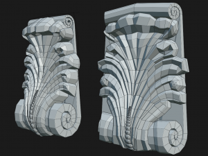 corbel 1-2 Model 3D