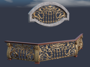 Forged railings Modelo 3D