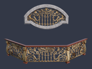 Forged railings Modelo 3D