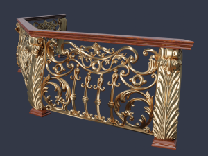 Forged railings Modelo 3D