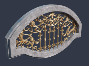 Forged railings Modelo 3D