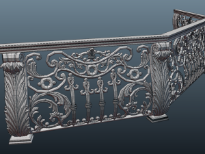 Forged railings Modelo 3D