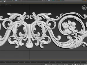 Decorazione ornamentale intagliata Modello 3D