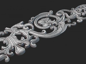 Decorazione ornamentale intagliata Modello 3D