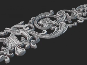 Decorazione ornamentale intagliata Modello 3D