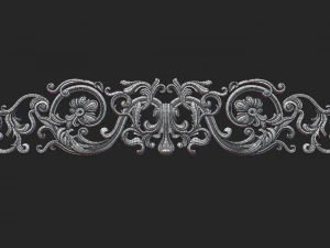 Decorazione ornamentale intagliata Modello 3D
