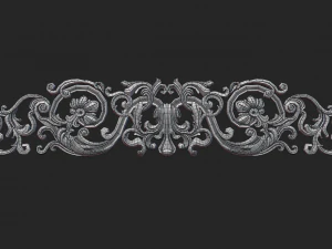 Decorazione ornamentale intagliata Modello 3D