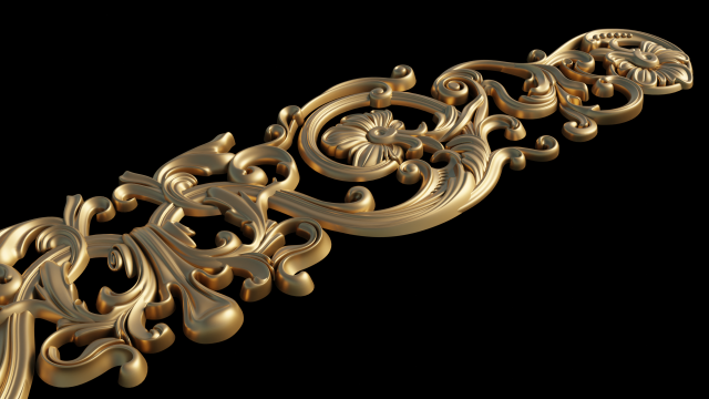 Carved Ornament Decor Modelo 3D .c4d .max .obj .3ds .fbx .stl .blend 
