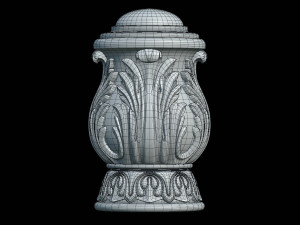 Carved cone Modelo 3D