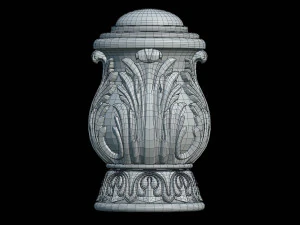Carved cone 3D Model