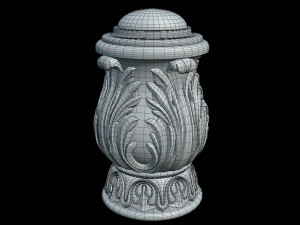 Carved cone Modelo 3D