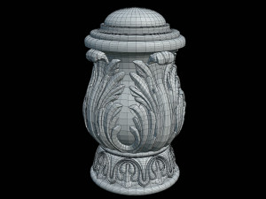 Carved cone Modelo 3D