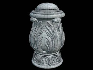 Carved cone 3D Model