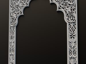 National ornament lattice rg09 Modèle 3D