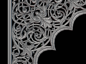 National ornament lattice rg09 Modèle 3D