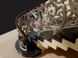 Staircase railings 3D Model