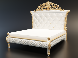 Classic Italian Bed rg08 Modelo 3D