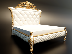 Classic Italian Bed rg08 Modèle 3D