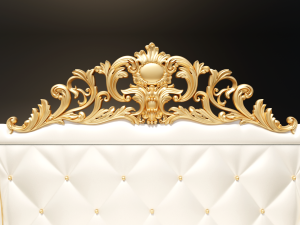 Classic Italian Bed rg08 Modèle 3D