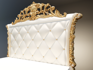 Classic Italian Bed rg08 Modèle 3D