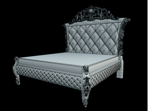 Classic Italian Bed rg08 Modèle 3D