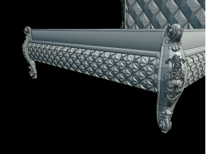 Classic Italian Bed rg08 Modèle 3D