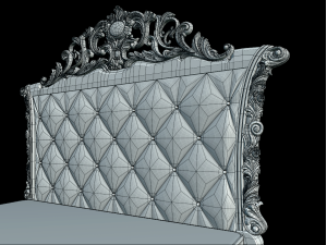 Classic Italian Bed rg08 Modèle 3D