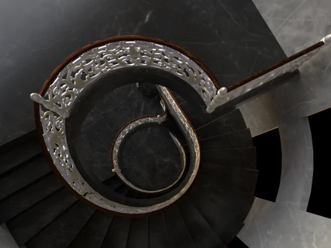Staircase railings 3 3D Model