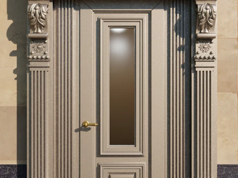 Porta classica Modello 3D