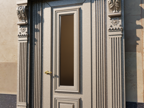 Classic door Model 3D