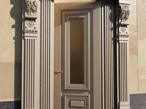 Classic door Model 3D