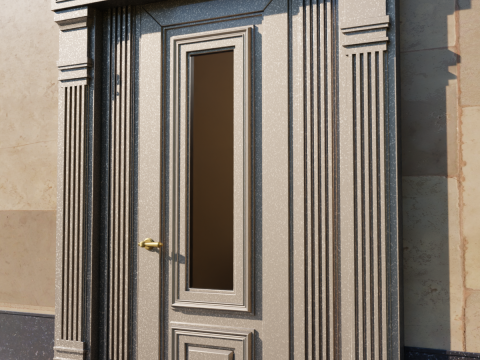 Classic door Model 3D
