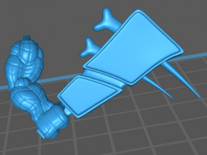 gator-man - crocodile-man monster 3D-printmodel