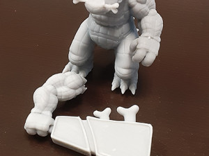 gator-man - crocodile-man monster 3D-printmodel