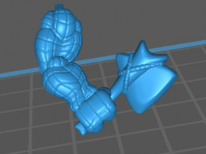 gator-man - crocodile-man monster 3D-printmodel