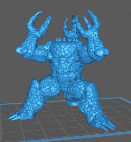 xorn - zorn - rock-monster Modelo de impresión 3D .c4d .max .obj .3ds .fbx .stl .blend 