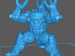 xorn - zorn - rock-monster Modelo de Impressão 3D