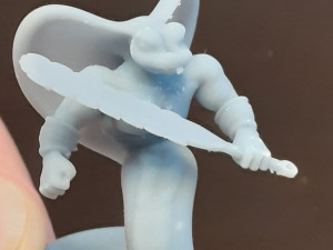 yuan-ti - snake-man warrior pose 1 Modello di stampa 3D