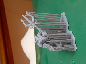 kuo-toa - deep one - fish-man warrior pose 1 3D Print Model