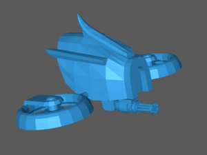 chunky security drone 3D Print Model
