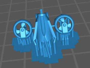 smooth security drone 3D Print Model