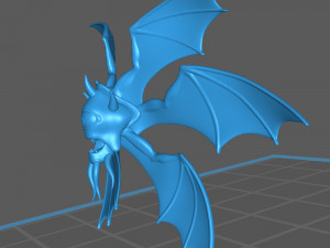 vargouille - cydrok the flying head Model Cetak 3D