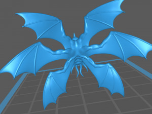 vargouille - cydrok the flying head Model Cetak 3D