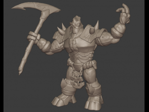 maug - rock-earth elemental Model do druku 3D
